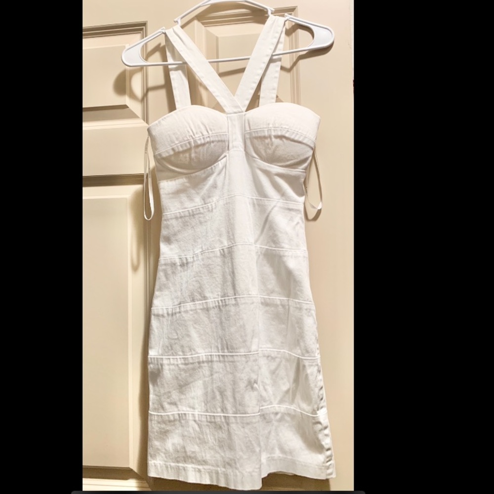 White cocktail dress